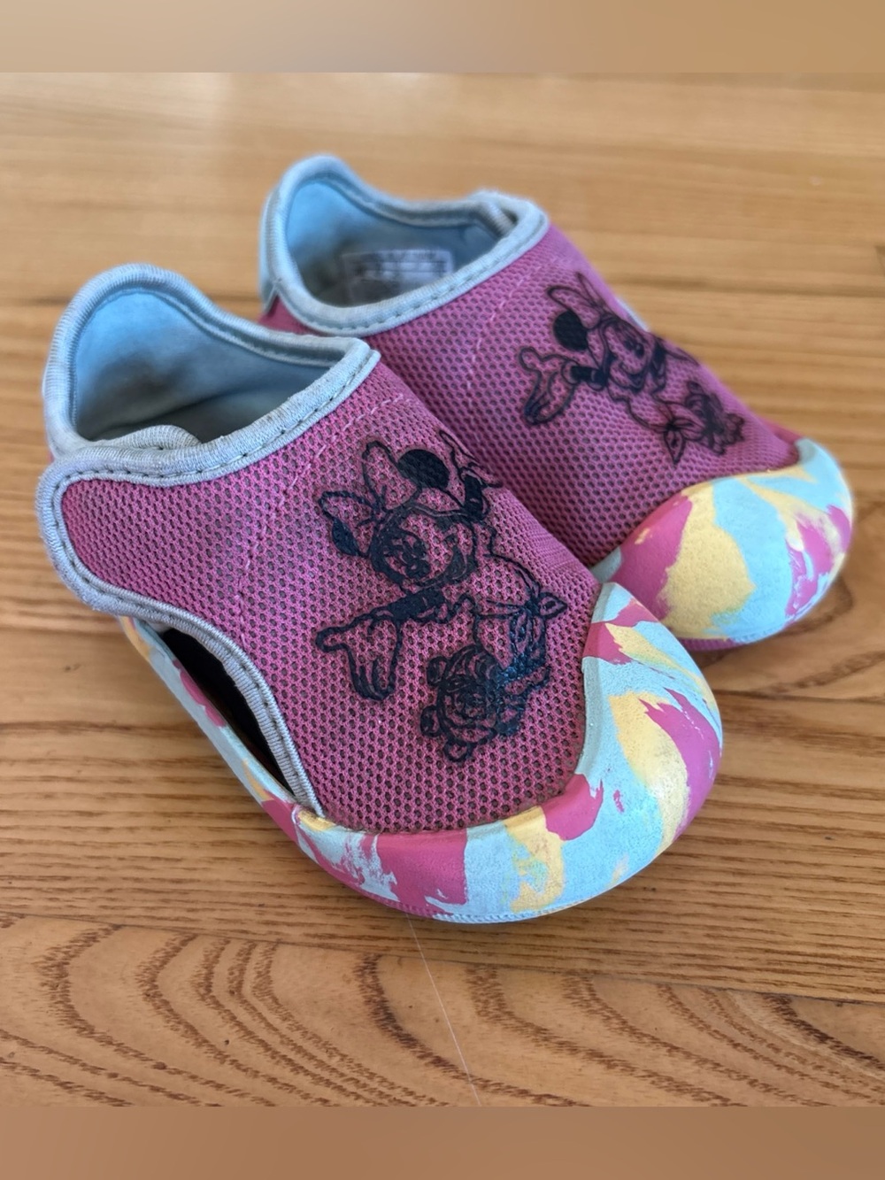 Adidas X Disney Minnie Mouse Altaventure Swim Sandals Water Shoes Pink Girls 4K